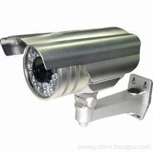 Waterproof IR Camera with 420TVL Horizontal Resolution, 36 Pieces of IR LEDs for 50 Meters